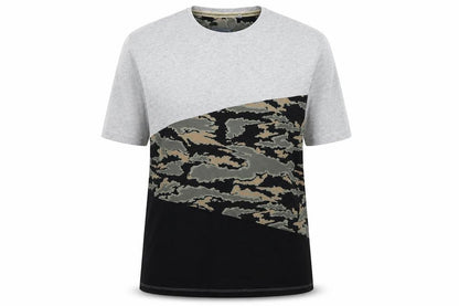 Front view of Easy women’s grey basic t-shirt, size XL