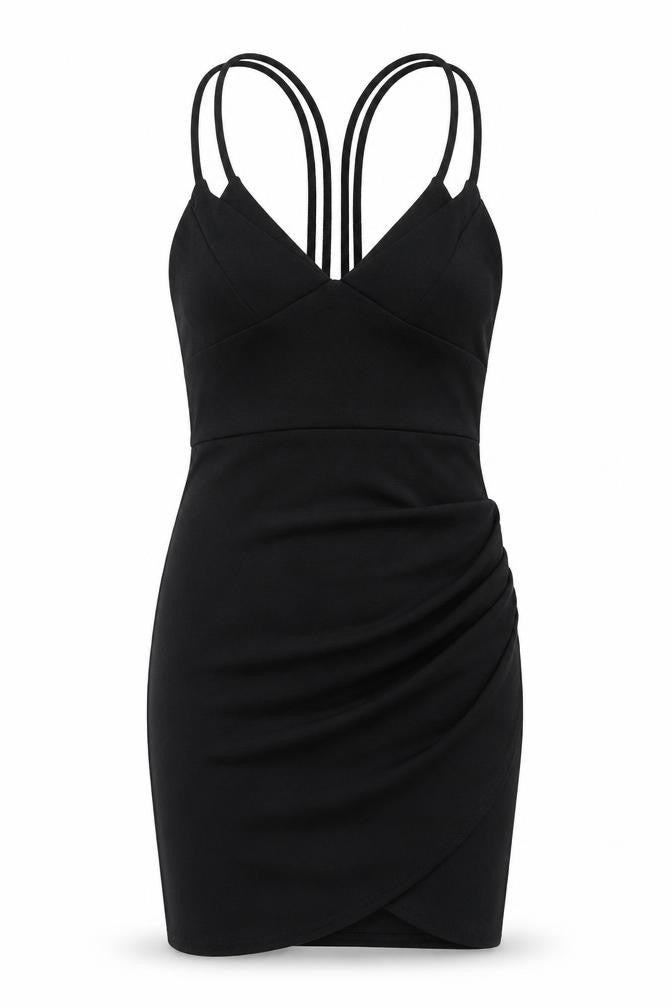 PRETTYLITTLETHING Womens Black   Bodycon  Size 8