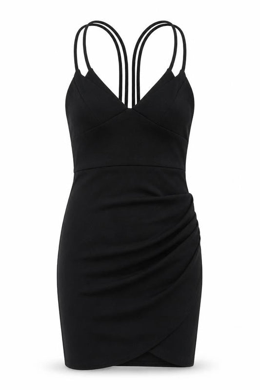 PRETTYLITTLETHING Womens Black   Bodycon  Size 8