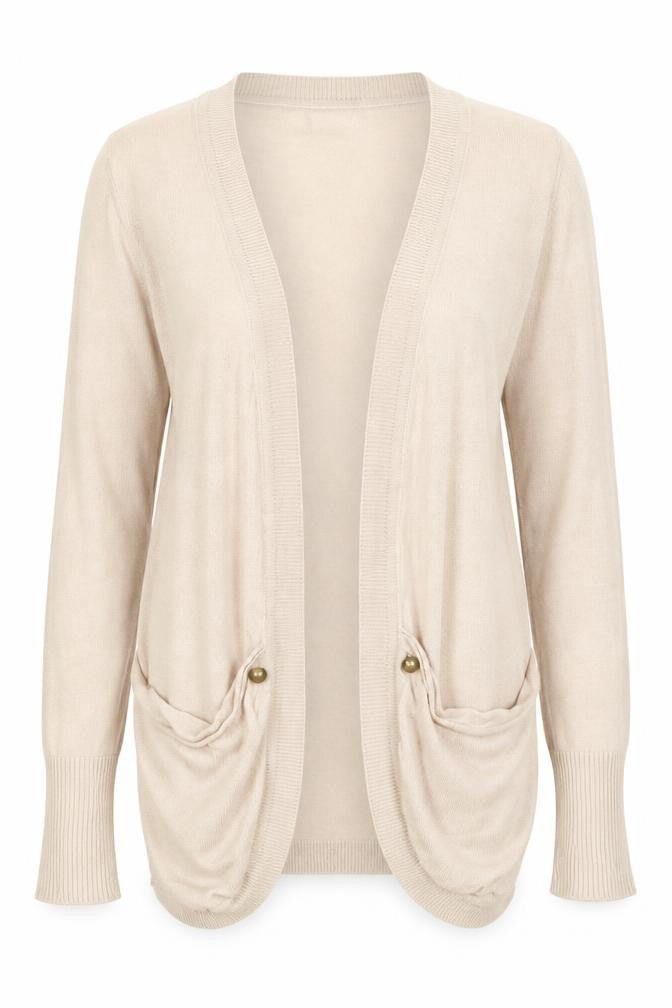 Primark Womens Beige   Cardigan Jumper Size 10