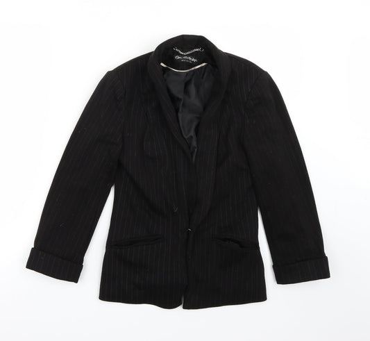 Miss Selfridge Womens Black   Gilet Blazer Size 6