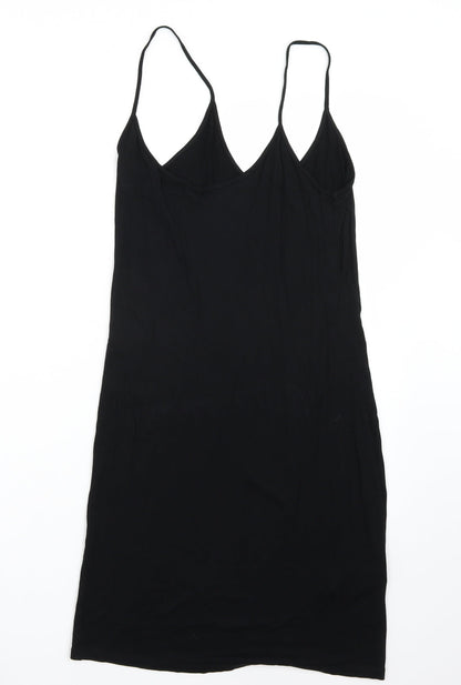 Preloved NEXT Womens Black  Rayon A-Line  Size 10 - Front