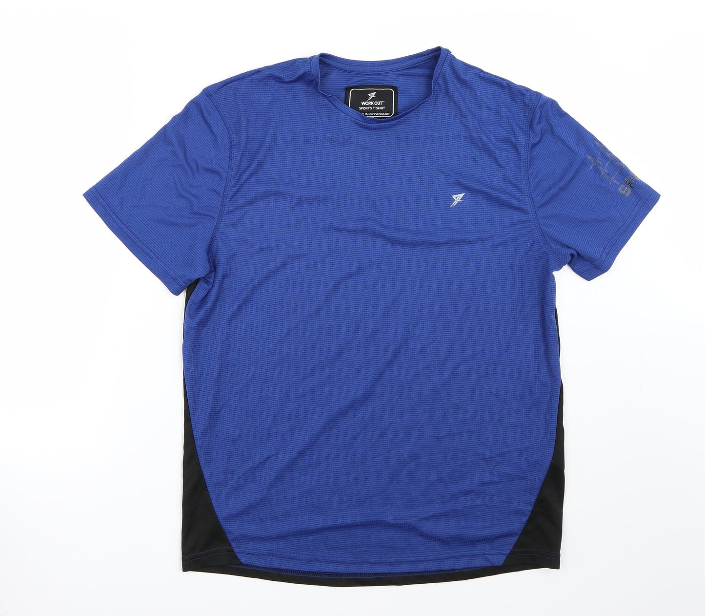 Work out Mens Blue    T-Shirt Size M