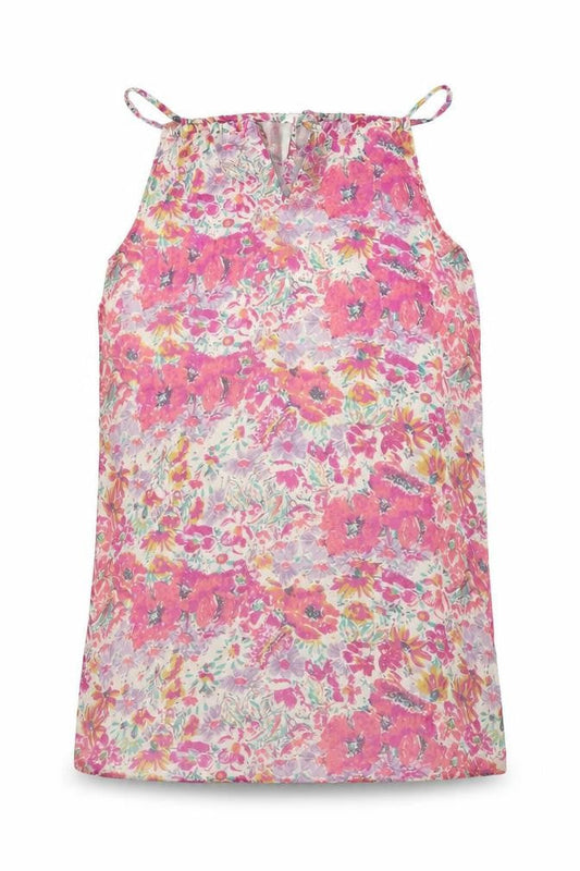Mango Womens Pink Floral  A-Line  Size M