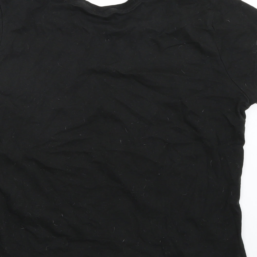 George Womens Black   Basic T-Shirt Size 10