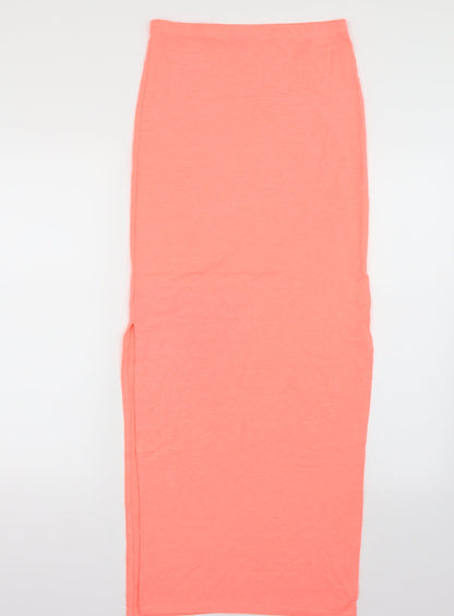 Additional front view of Primark women’s pink a-line skirt, size UK 8