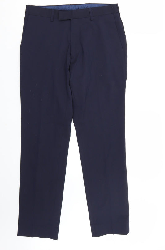 Marks and Spencer Womens Blue   Trousers  Size 30 L29 in