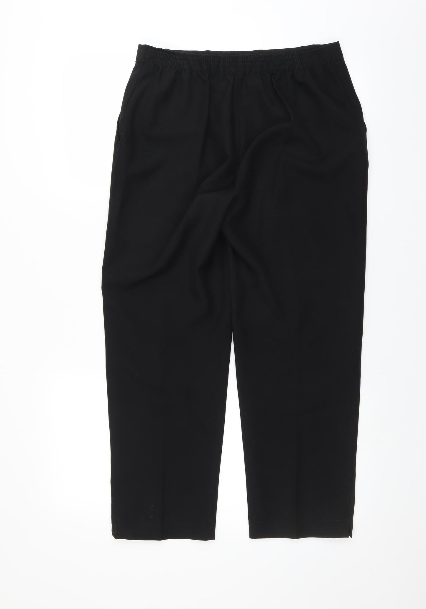Preworn Womens Black   Trousers  Size 14 L24 in