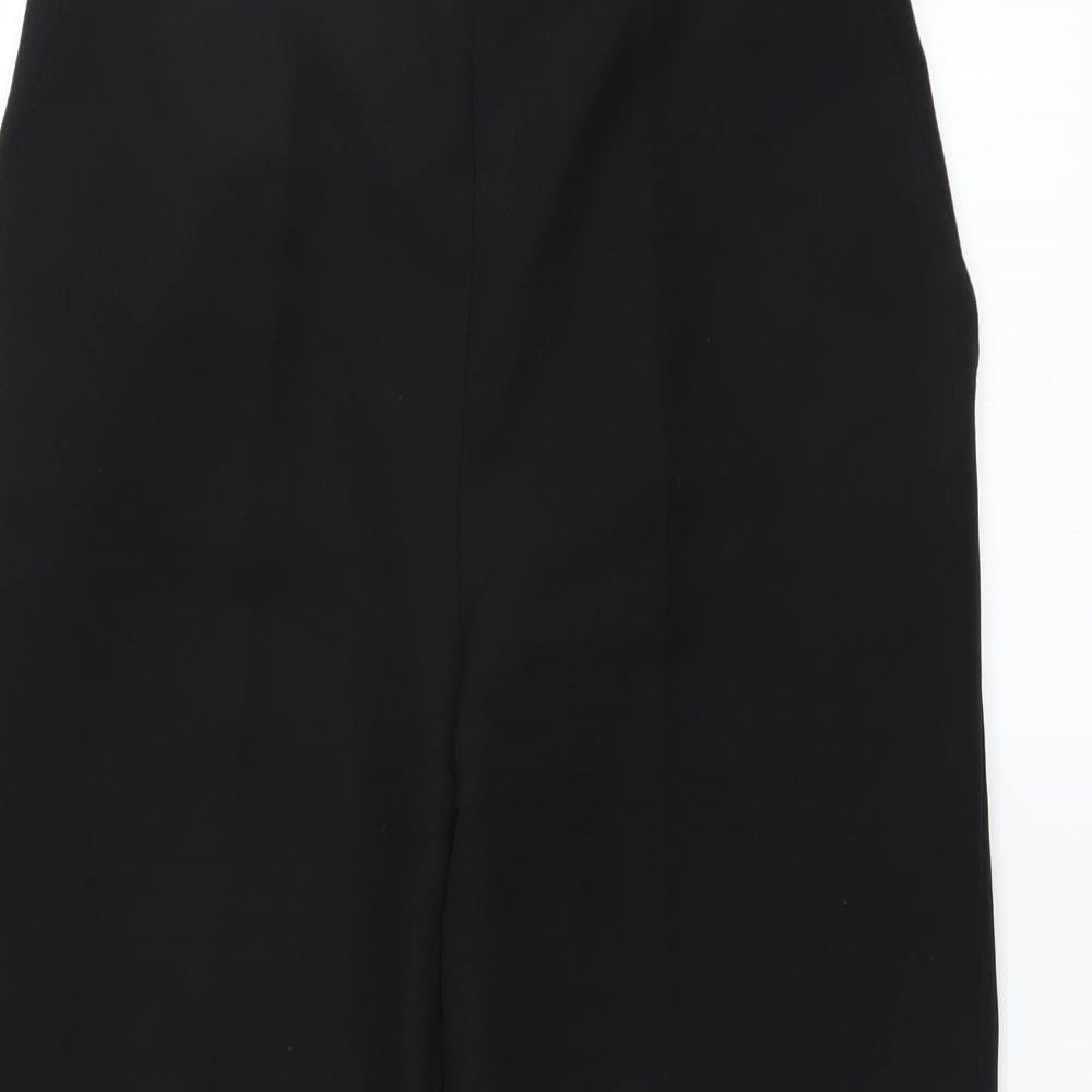 Preworn Womens Black   Trousers  Size 14 L24 in