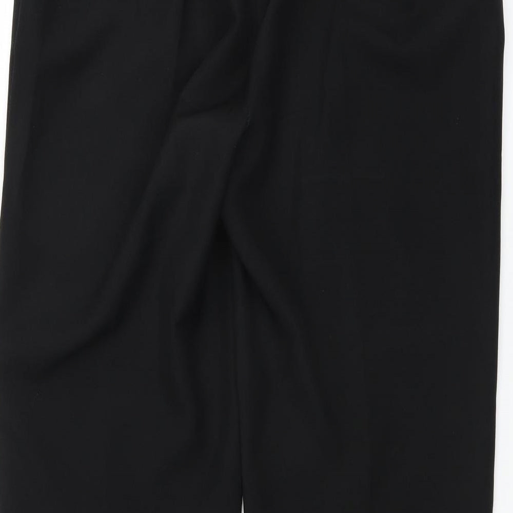 Preworn Womens Black   Trousers  Size 14 L24 in