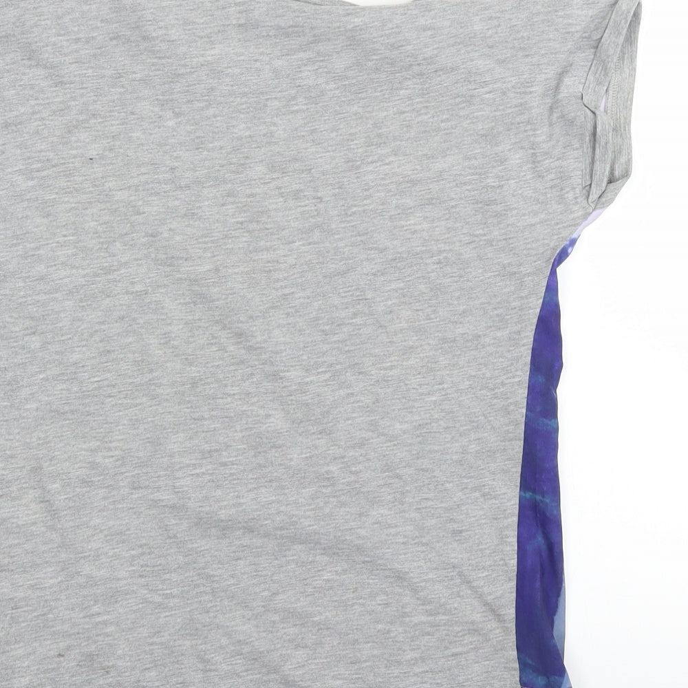 George Girls Grey   Basic T-Shirt Size 10-11 Years  - Disney Frozen