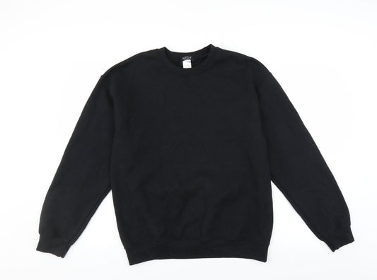 Boohoo Mens Black   Pullover Sweatshirt Size S