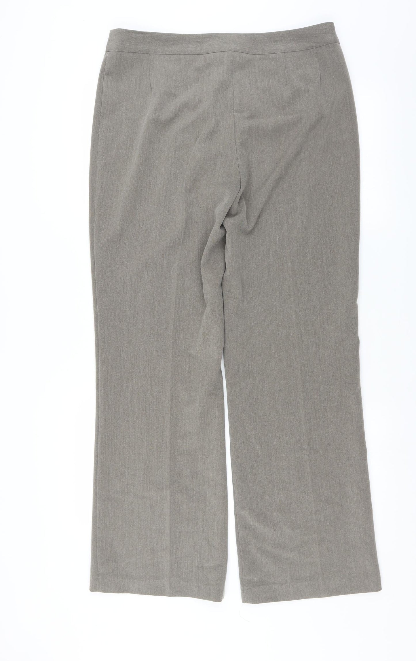Mia Moda Womens Green   Trousers  Size 14 L30 in