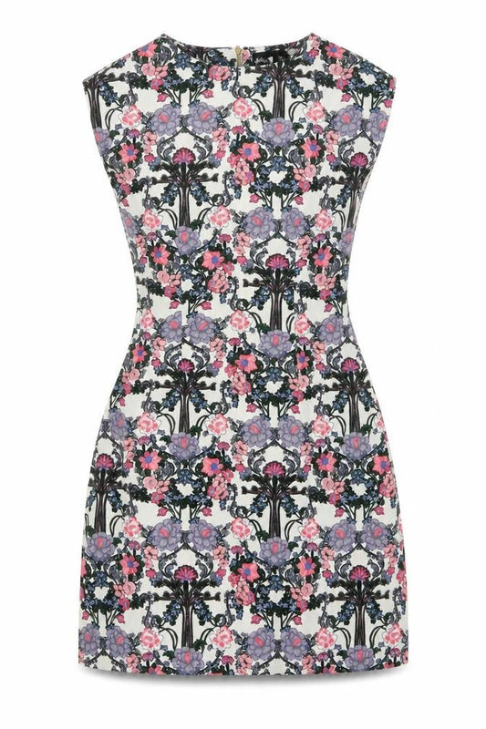 Mela London Womens Ivory Floral  Sheath  Size 8