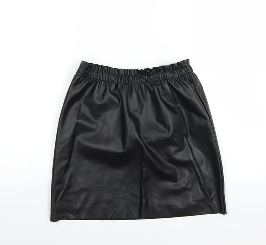 Jaqueline deYong Womens Black   A-Line Skirt Size M