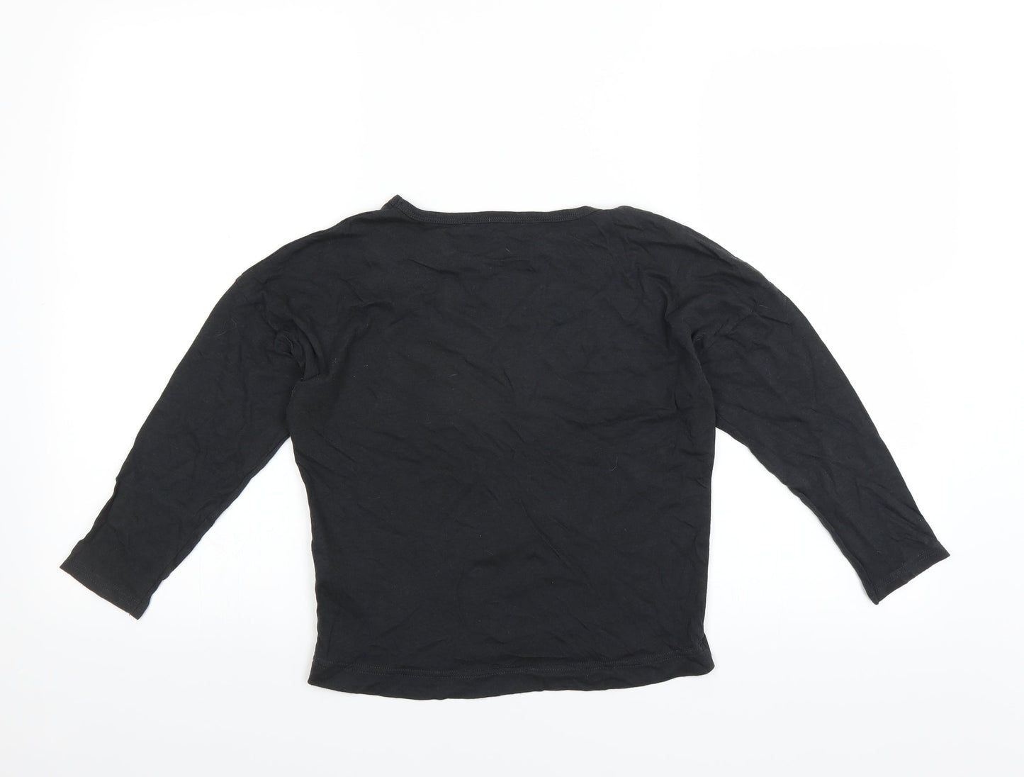NEXT Girls Black   Basic T-Shirt Size 8 Years  - YEAH RIGHT