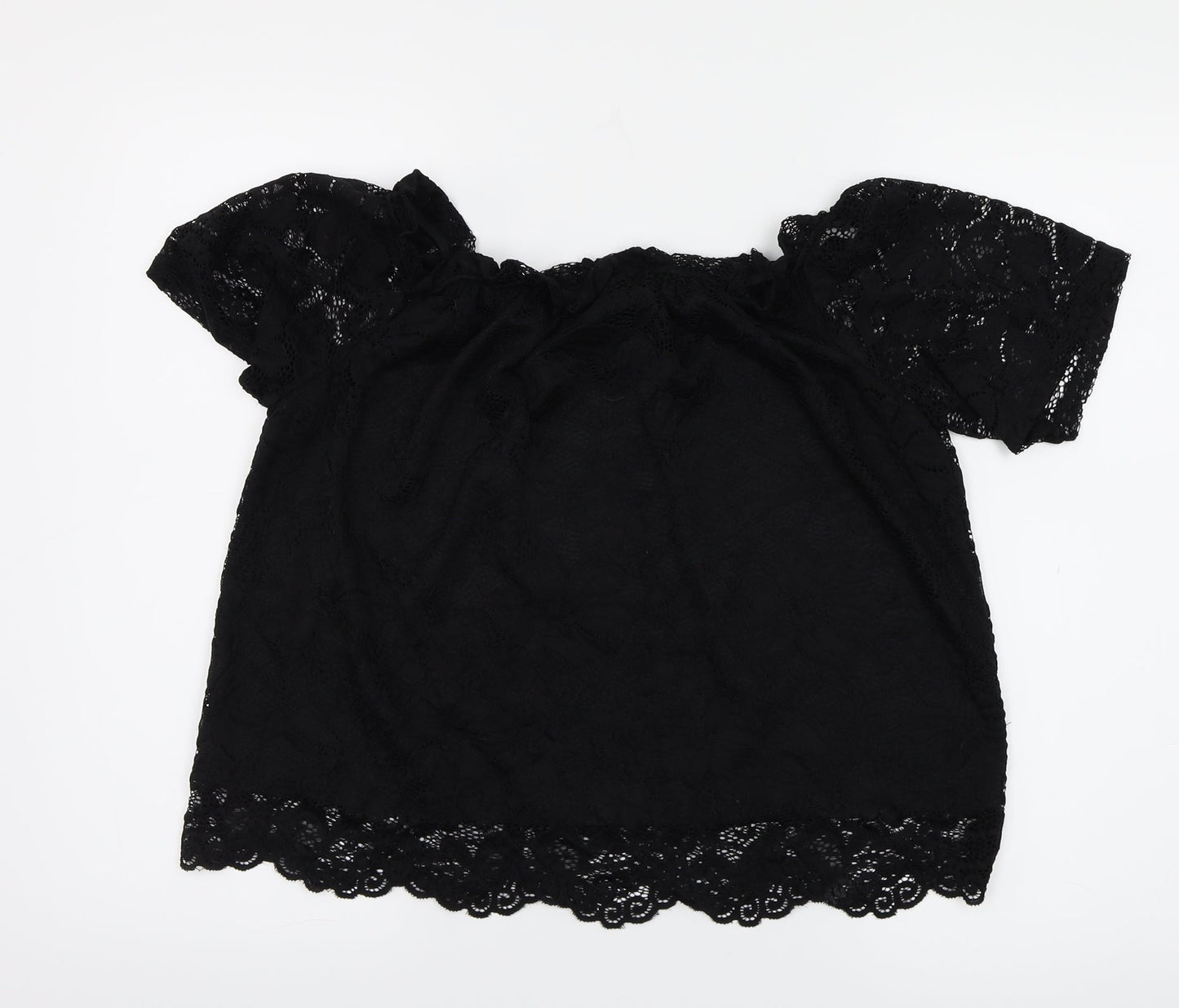 New Look Womens Black   Basic Blouse Size 10