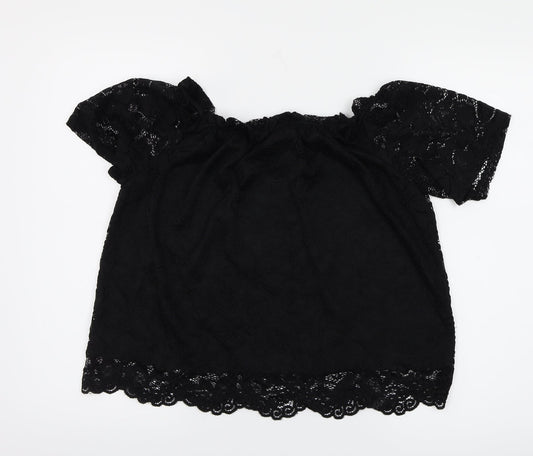 New Look Womens Black   Basic Blouse Size 10