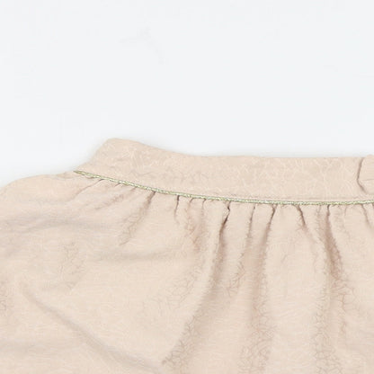 Close-up detail of F&F girls’ pink a-line skirt, size 6-7, years