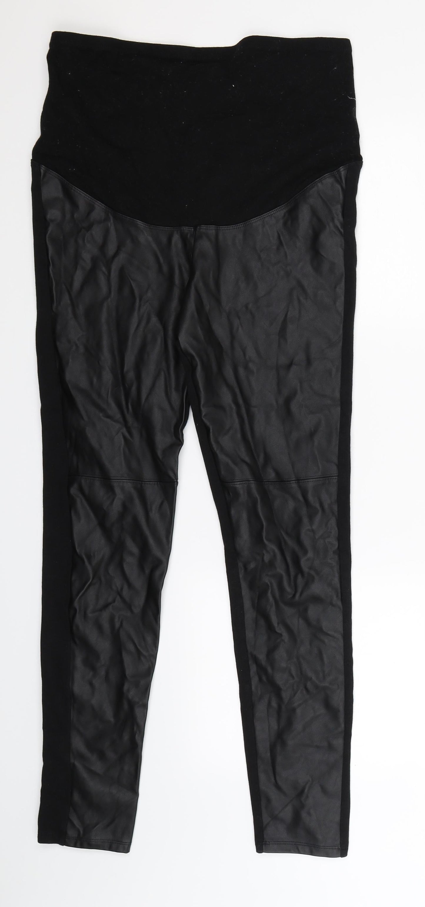 H&M Womens Black   Capri Leggings Size M L27 in