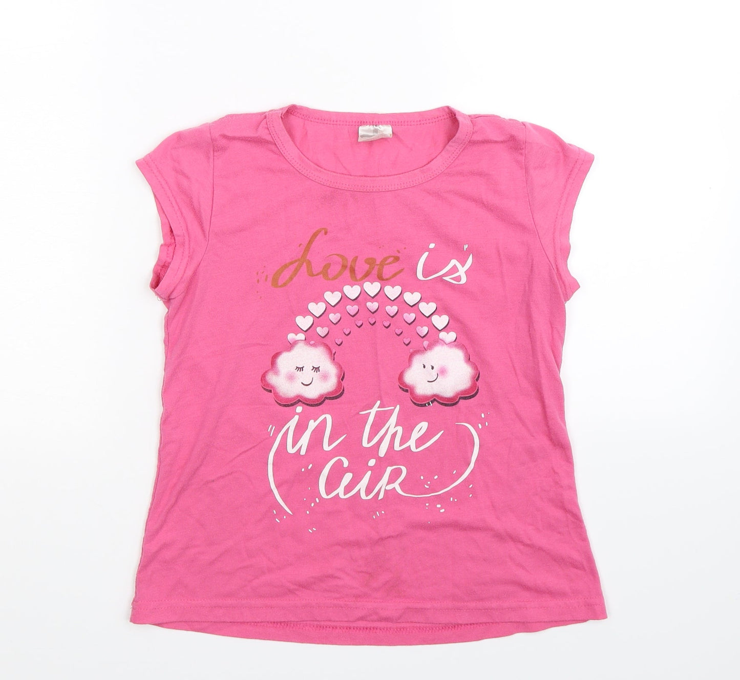 Danka Girls Pink   Basic T-Shirt Size 10 Years