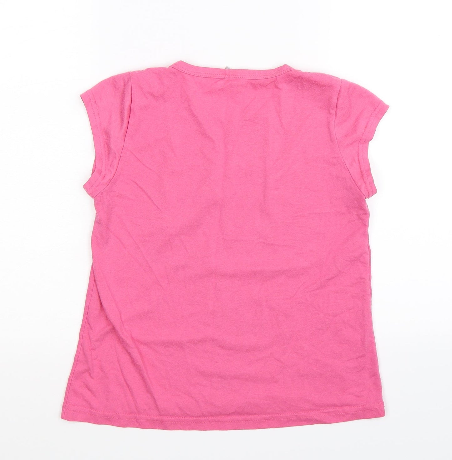 Danka Girls Pink   Basic T-Shirt Size 10 Years