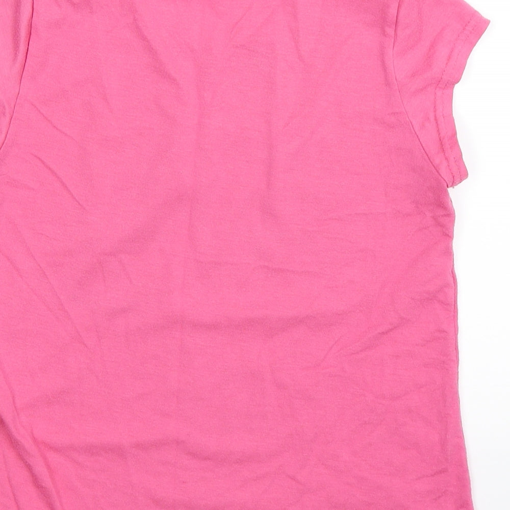 Danka Girls Pink   Basic T-Shirt Size 10 Years