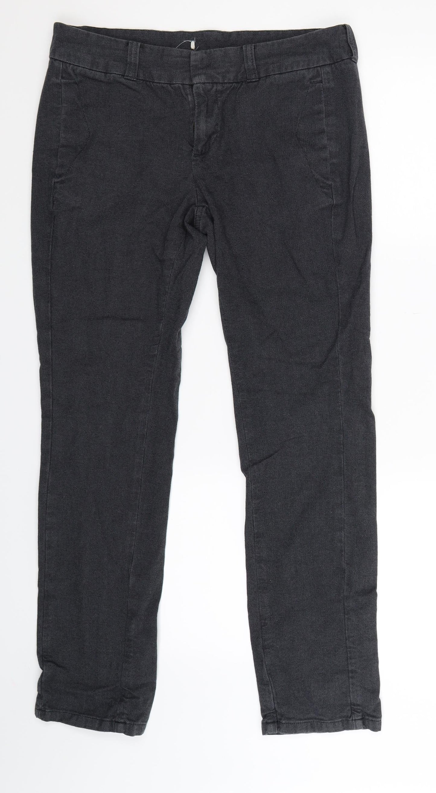 Preworn Womens Grey   Chino Trousers Size 32 in L29 in