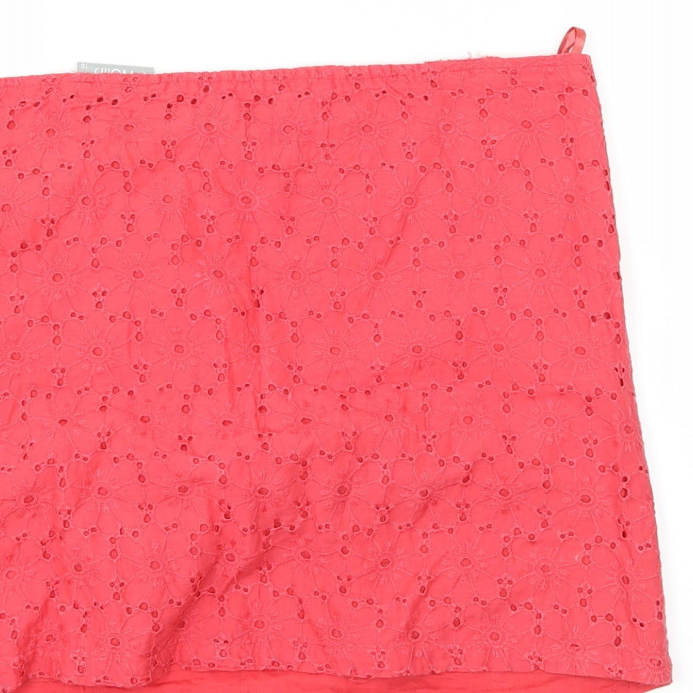 Wallis Womens Pink   A-Line Skirt Size 10