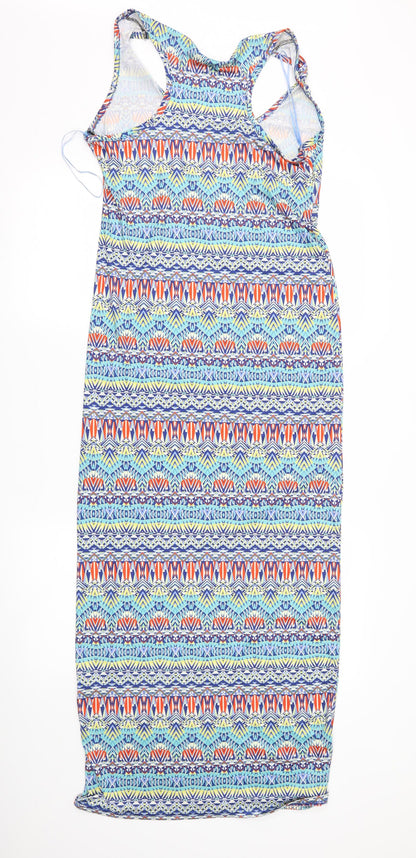 Preloved high rose Womens Blue Geometric  Maxi  Size S - Back