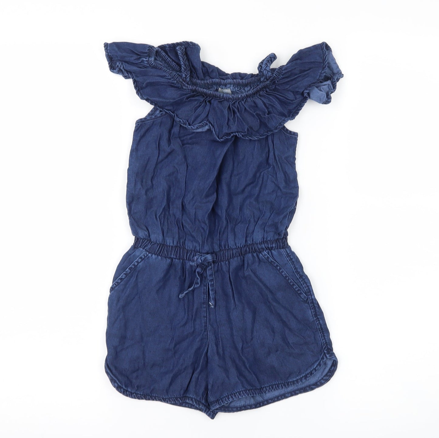 NEXT Girls Black   Playsuit One-Piece Size 4 Years  - Cut Out Shoulder