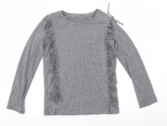 NEXT Girls Grey   Basic T-Shirt Size 9 Years