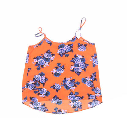 Back view of Papaya women’s multicoloured floral basic blouse, size UK 10
