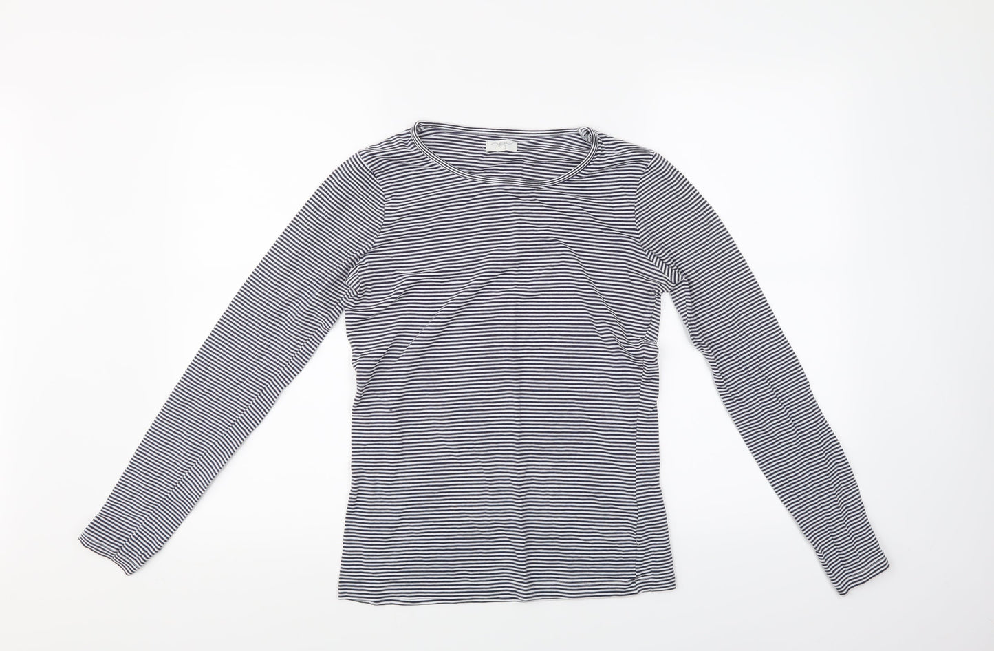New Look Womens Blue Striped  Pullover Jumper Size 10