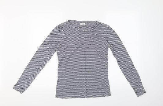 New Look Womens Blue Striped  Pullover Jumper Size 10