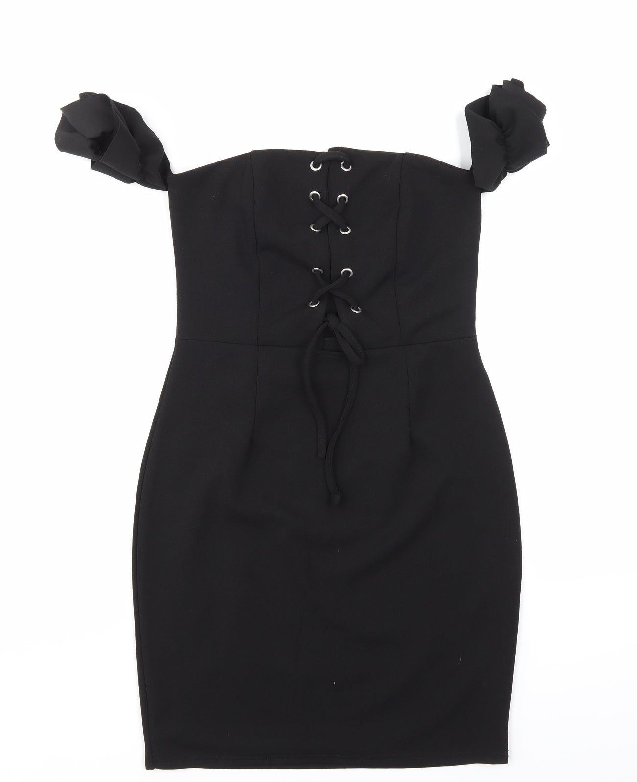 I SAW IT FIRST Womens Black   A-Line  Size 8