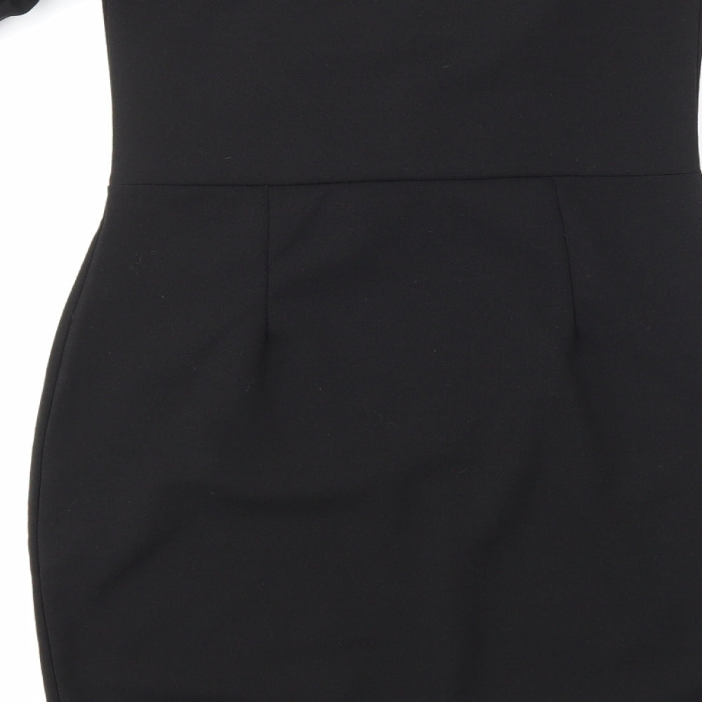 I SAW IT FIRST Womens Black   A-Line  Size 8