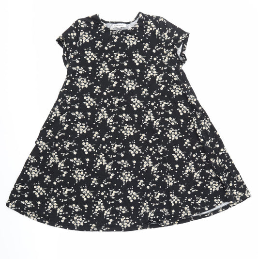 Glamorous Womens Multicoloured Floral  T-Shirt Dress  Size S