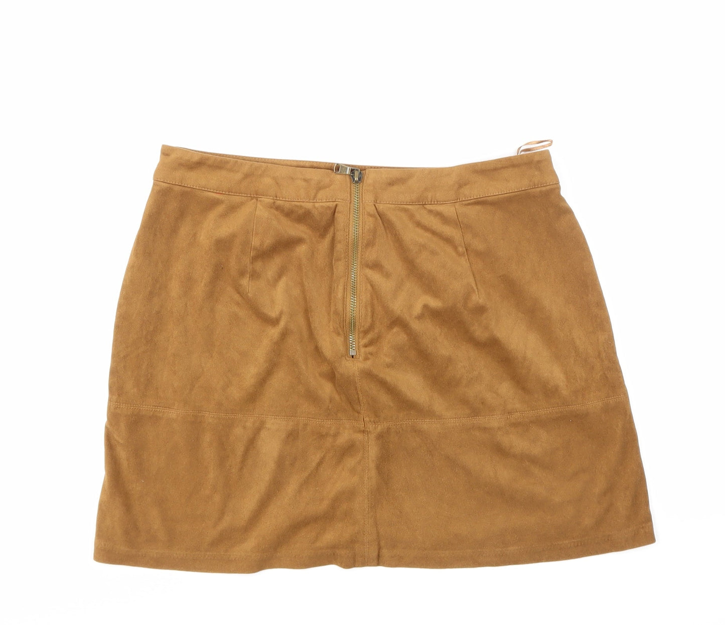 New Look Womens Brown   A-Line Skirt Size 10