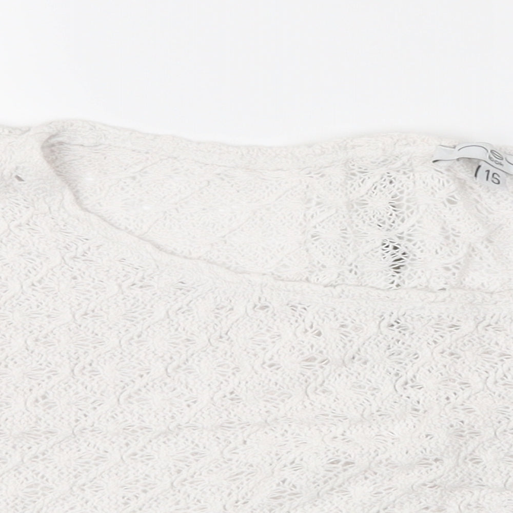 New Look Womens White   Cropped Tank Size 16