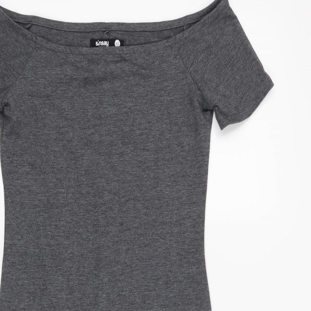 Sinsay Womens Grey   Bodycon  Size XS