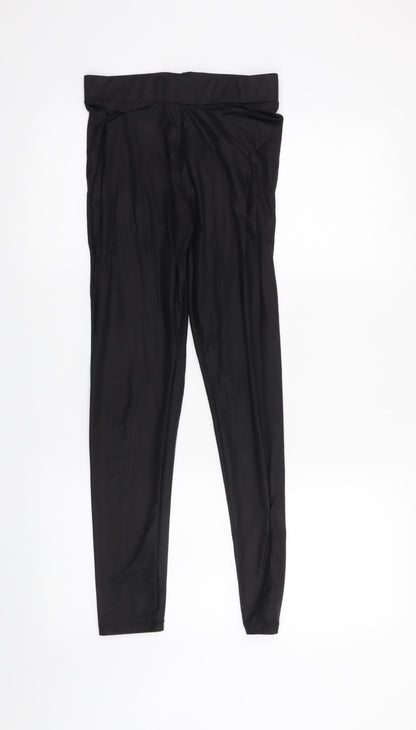 Additional front view of New Look women’s black jegging trousers, size UK 8, 26-inch leg