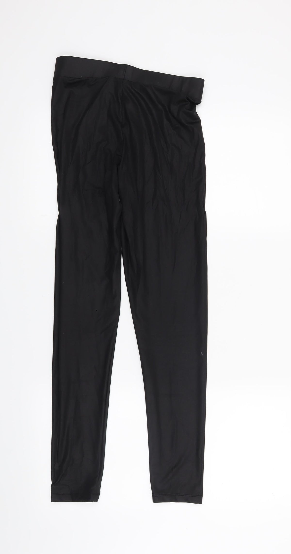Back view of New Look women’s black jegging trousers, size UK 8, 26-inch leg