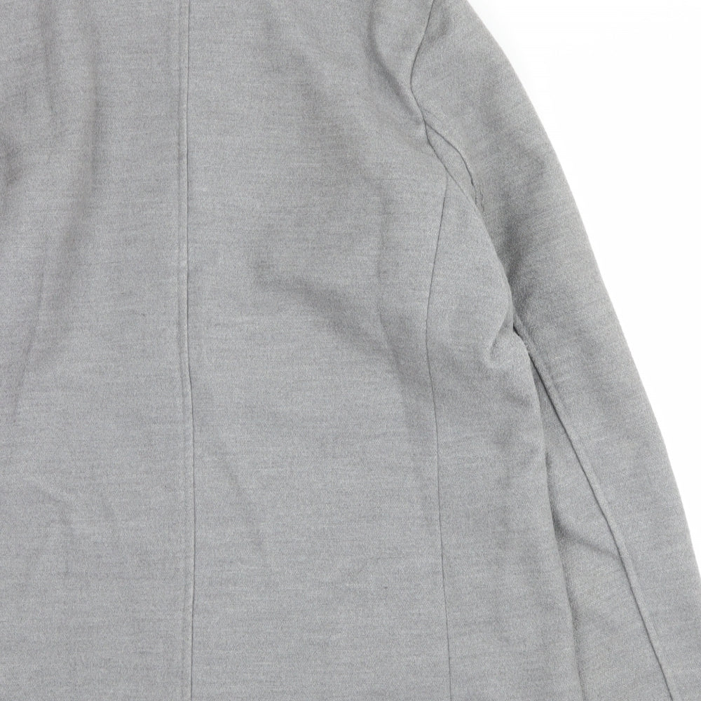 atmosphre Womens Grey   Trench Coat Coat Size 16