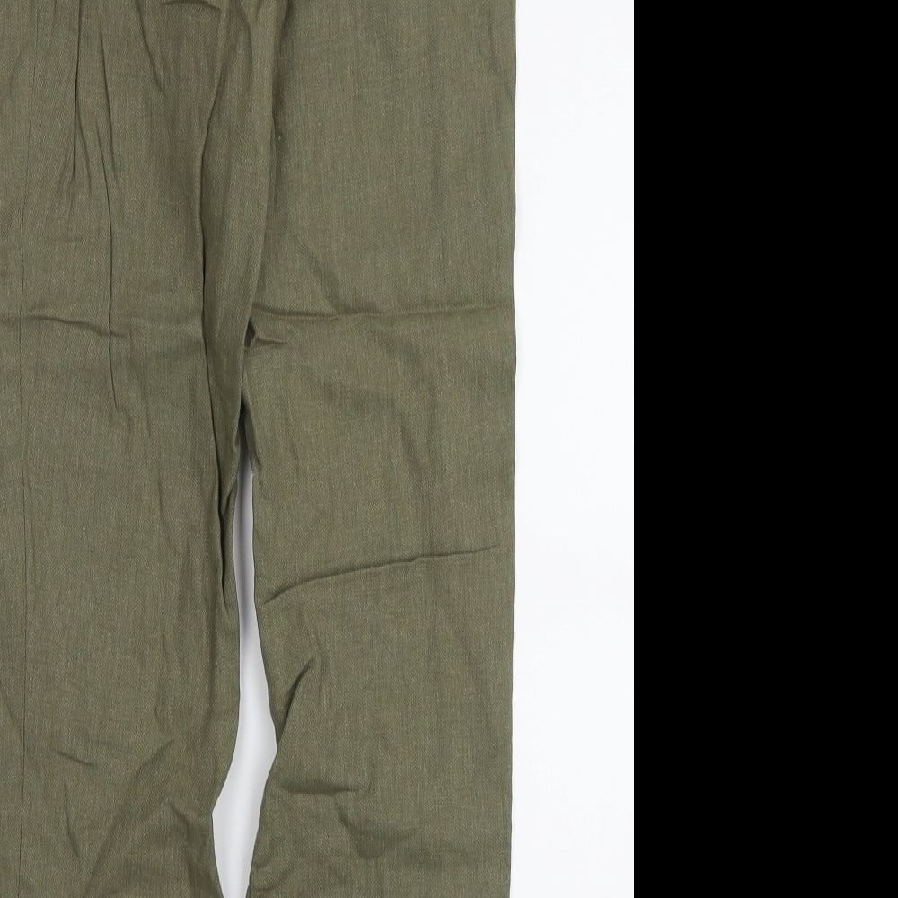 H&M Womens Green   Trousers  Size 6