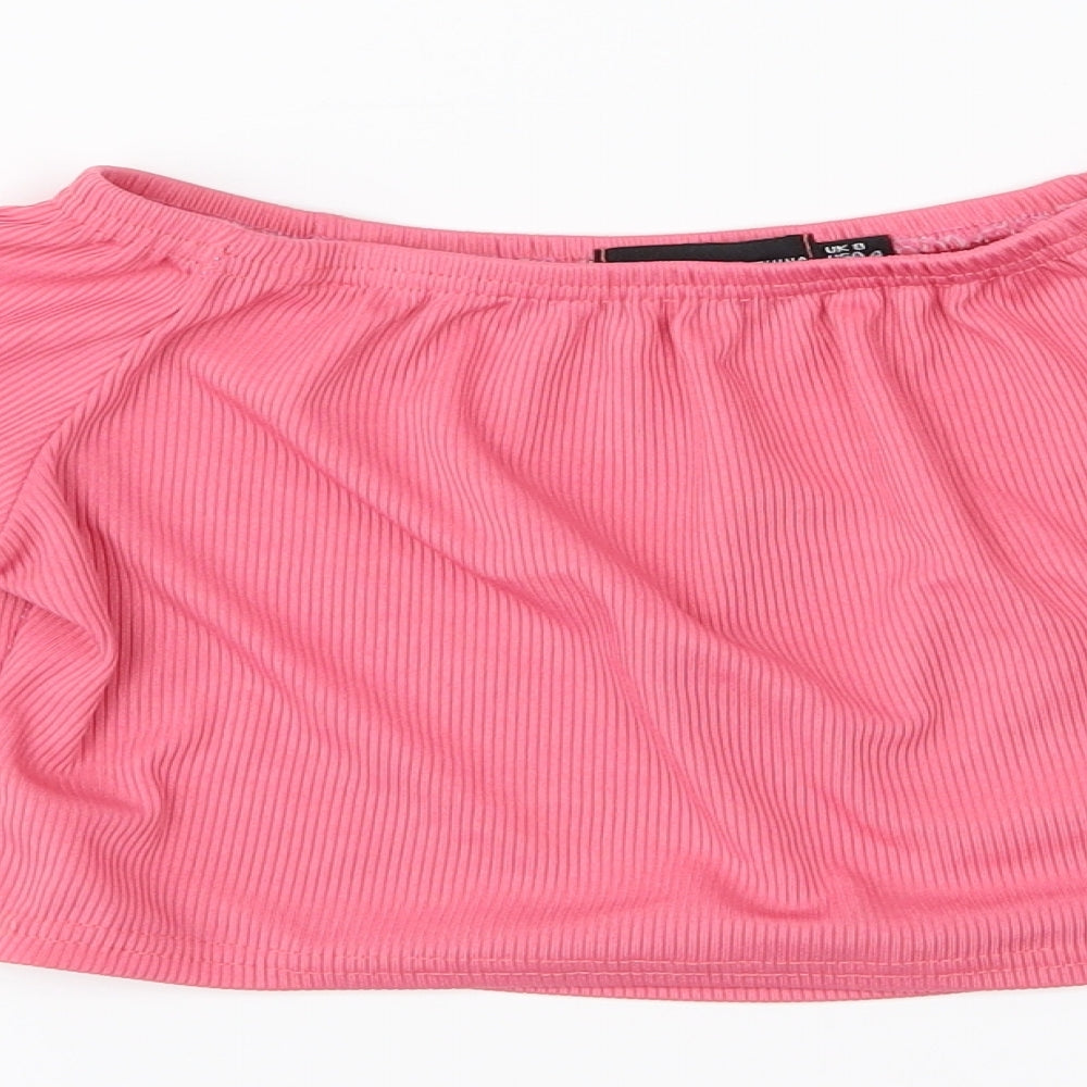 pretty little thing Womens Pink   Basic Blouse Size 8
