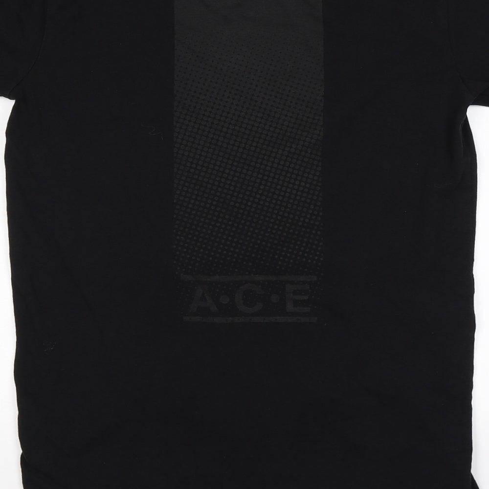 A.C.E Mens Black    T-Shirt Size M  - All Can Exist