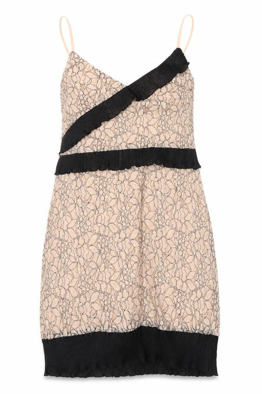 River Island Womens Pink Floral Lace Slip Dress  Size 12