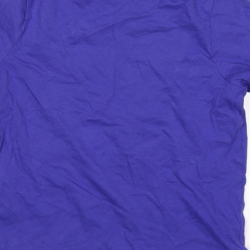 George Boys Purple   Basic T-Shirt Size 3-4 Years  - fantastic shark