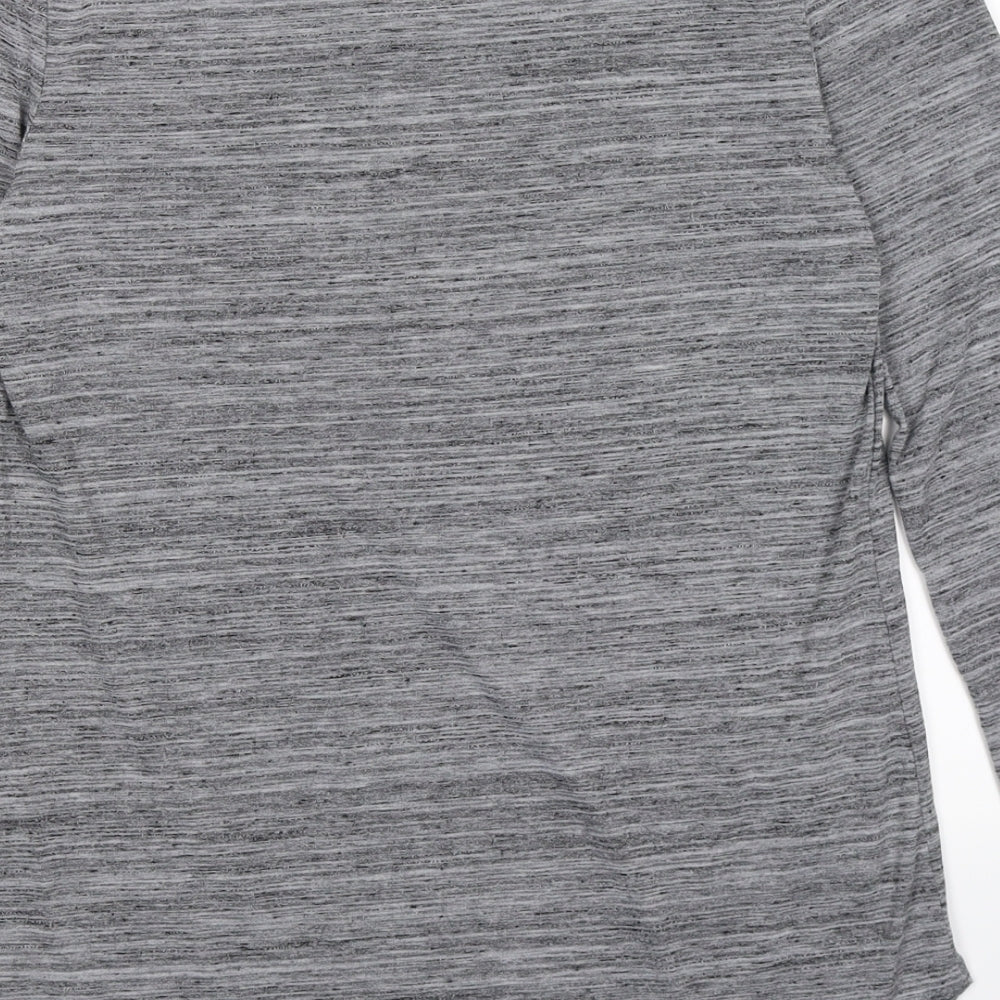 Indigo Womens Grey   Basic Blouse Size 12